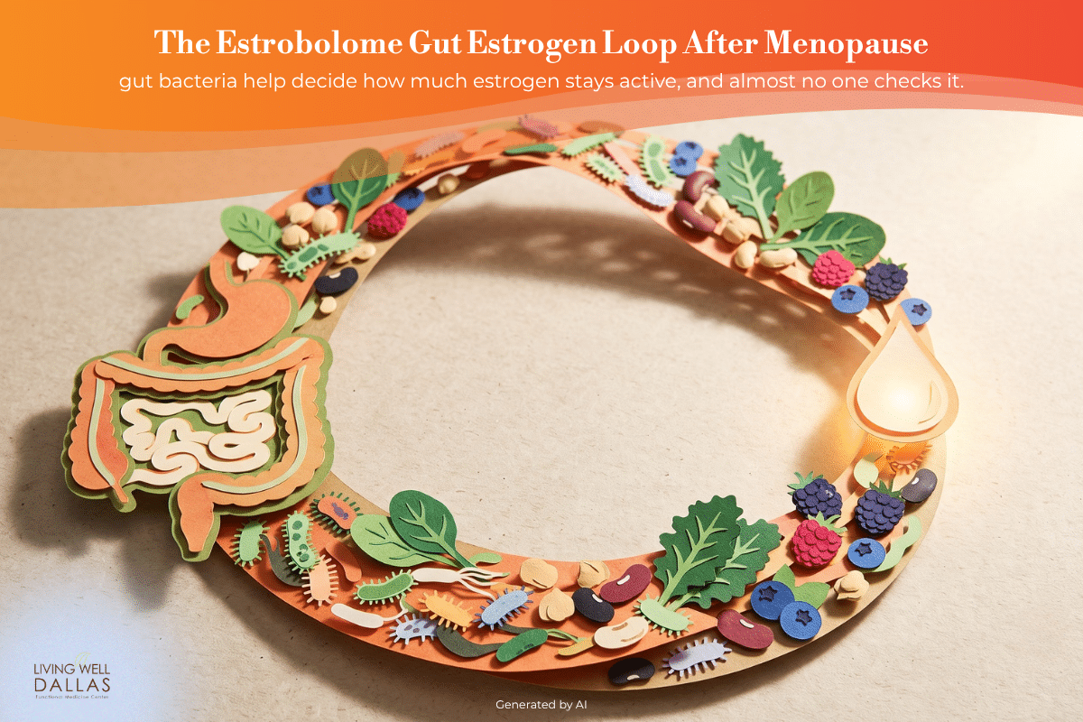 The Estrobolome Gut Estrogen Loop After Menopause